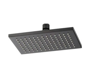 Jaclo S207-MBK Matte Black 6in Square Rain Machine