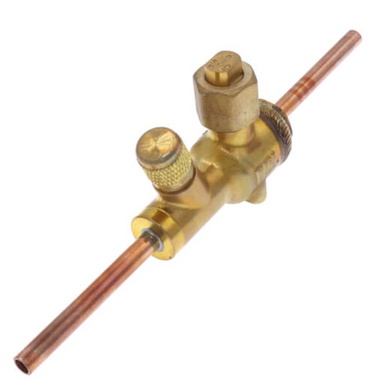 RLS 1/4 Press Ball Valve with 1/4 Port and Clamshell Insulation Kit