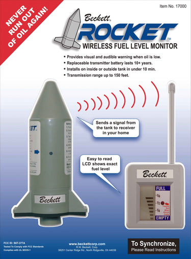 Beckett 17000 Rocket Wireless Tank Gauge Kit