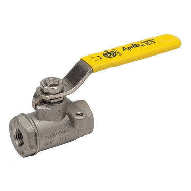 Apollo 76-106-01 Stainless Steel Ball Valve with Threaded Ends, 1-1/4"