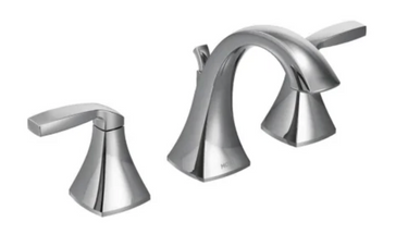Moen® T6905BN Voss™ Widespread Bathroom Faucet with Metal Pop-Up Waste Assembly