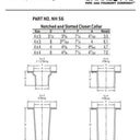 Charlotte NH 00056 1000 Notched and Slotted Closet Collar