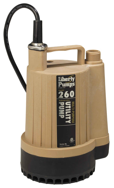 Liberty Pumps® 260-2 Manual Submersible Utility Pump