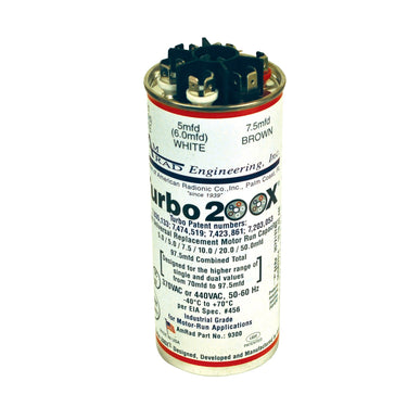 Mars® Turbo® 200X 12300 Universal Motor Run Capacitor