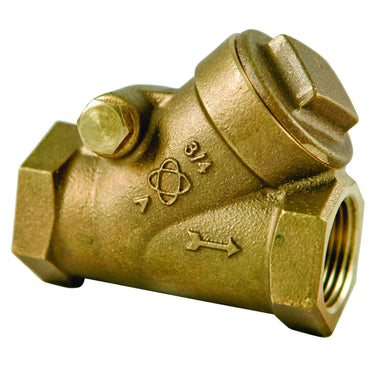 NIBCO 3/4inch T413Y-LF Threaded 125# Check Valve Teflon TFE Disc Lead Free