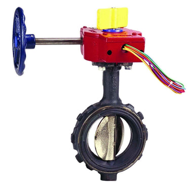 NIBCO® NLH80JK WD-3510-4-GP Wafer Style Butterfly Valve with Ground Post