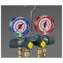 Yellow Jacket® Titan™ 49963 4-Valve Test and Charging Manifold with Sight Glass