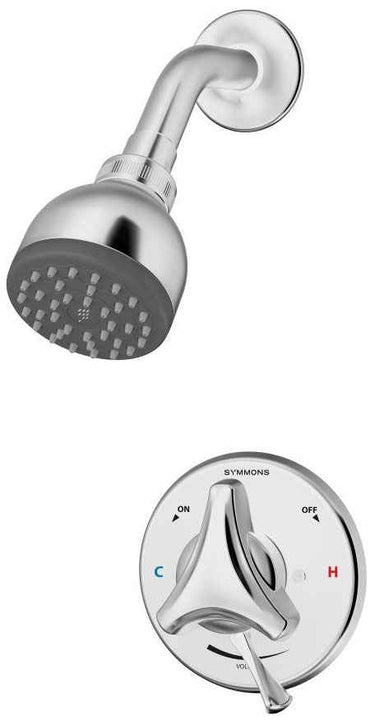 Symmons S-9601-X-P Origins Shower System with Integral Service Stops