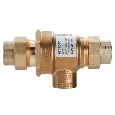 WATTS® 0061935 9D Inline Backflow Preventer, 1/2 in