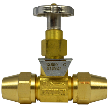 Firomatic Inline Valve 1/2"ODF X 1/2"ODF w/ Flare Nuts