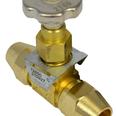Firomatic Inline Valve 1/2"ODF X 1/2"ODF w/ Flare Nuts