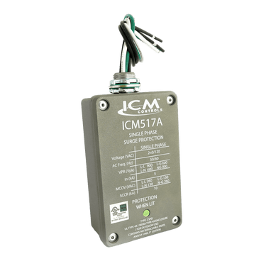 ICM Controls ICM517A Type 2 Surge Protector, 120/240V, 100kA