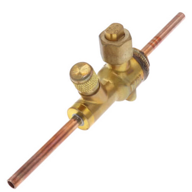 RLS 1/4 Press Ball Valve with 1/4 Port and Clamshell Insulation Kit