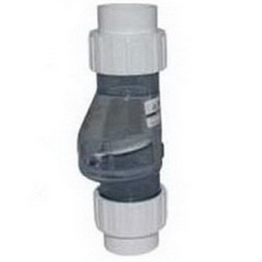 Zoeller 30-0043 Valve Quiet Check 2in PVC/Clear/Union/Solvent Weld