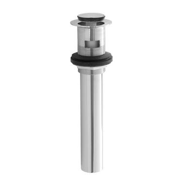 812-PCH Contemporary/Modern Finger Touch Plug Lavatory Drain With Overflow