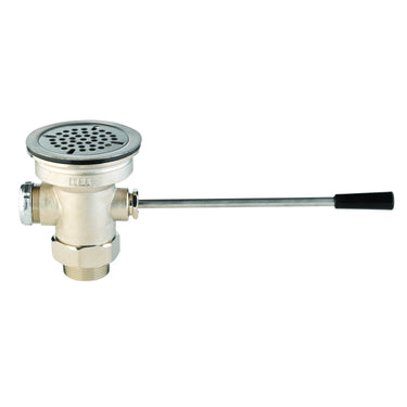 T & S Brass B-3960 Waste Drain Valve, 2 x 1-1/2 in Nominal, MNPT x FNPT End Style