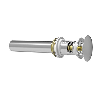 BARiL REN-8422-02-CC Pushbutton Pop-Up Drain with Overflow
