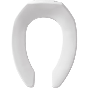 Church 295CT-000 Heavy-Duty Elongated Open-Front Toilet Seat, White