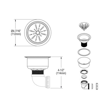 Elkay® LK35L Drain Fitting