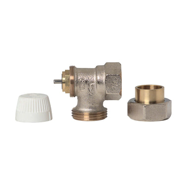 Honeywell Home V2040ESL15 V2000 Angle Pattern Thermostatic Radiator Valve with Adjustable Cartridge