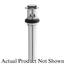 Jaclo 812-ULB Finger Touch Plug Lavatory Drain 2-1/4 in Grid Unlaquered Brass