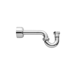 Jaclo 251-PCH 1-1/4" Brass P-Trap, Polished Chrome