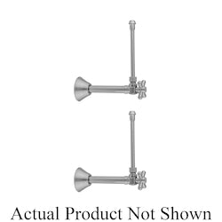 Jaclo® 629-62-PN 1/4 Turn Angle Pattern Complete Faucet Supply Kit with Standard Cross Handle