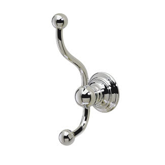 Valsan 66312NI Kingston Polished Nickel Vertical Double Hook
