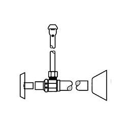 McGuire™ LF170LK Standard Loose Key Lavatory Supply Kit