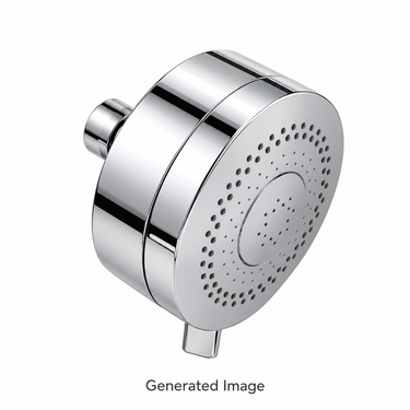 Jaclo S182-PCH Kiera 4″ Three-Function Showerhead, Polished Chrome
