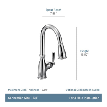 Moen® 7185SRS Brantford™ Kitchen Faucet