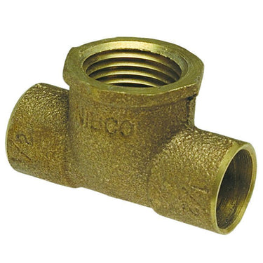 NIBCO® 1-1/2 X 1-1/2 X 1/2inch 712 Copper X Copper X Female Tee