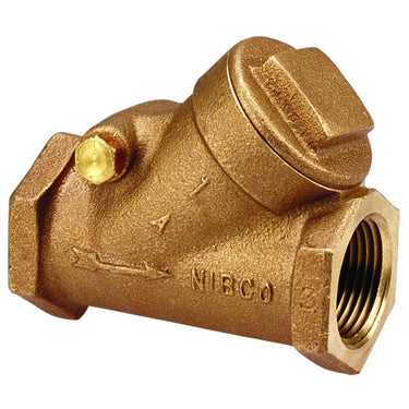 NIBCO NL74006 T-413-Y 1/2" Bronze Y-Pattern Swing Check Valve