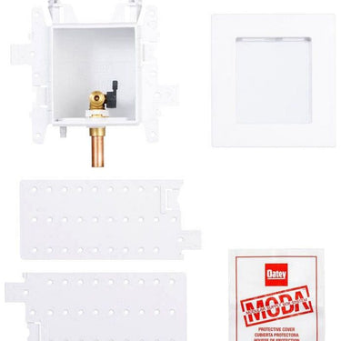 Oatey MODA 37687 Copper Valve Ice Maker Supply Box with Hammer Arrestor