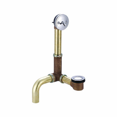 Central Brass 1675-S Multi-Tub Pop-Up Bath Drain with Side Outlet Drain