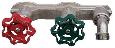 Prier® C-108D12 Diamond C-108 Freezeless Hot and Cold Mixing Wall Hydrant