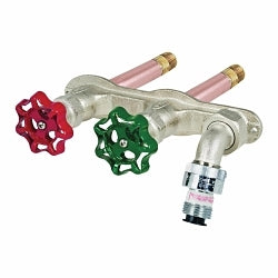 Prier® C-108D12 Diamond C-108 Freezeless Hot and Cold Mixing Wall Hydrant