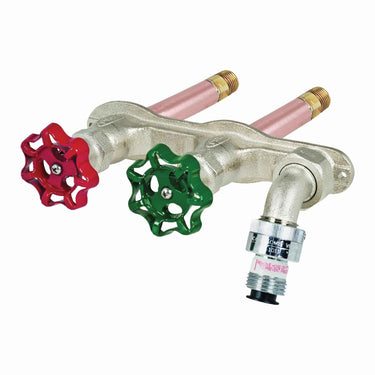 Prier® C-108D06 Diamond C-108 Freezeless Hot and Cold Mixing Wall Hydrant