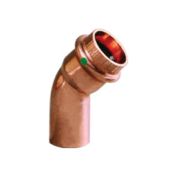 77073 Viega Propress 2Inch Copper Elbow - 45Deg Short Radius FtgxP Street 45