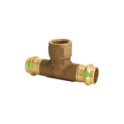 ProPress® 79785 1-1/2 X 1-1/2 X 3/4inch Tee PxPxF NPT Zero Lead Bronze