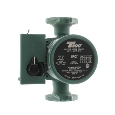 Taco® 0015-MSF3-1IFC 00 3 Speed Cast Iron Circulator with Integral Flow Check