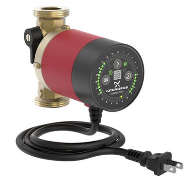 Grundfos 93094713 Comfort 10-16 DT PM BU/LC Hot Water Recirculating Pump